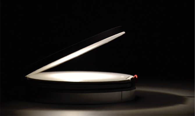 Lamp design prototype - dimmed lighting