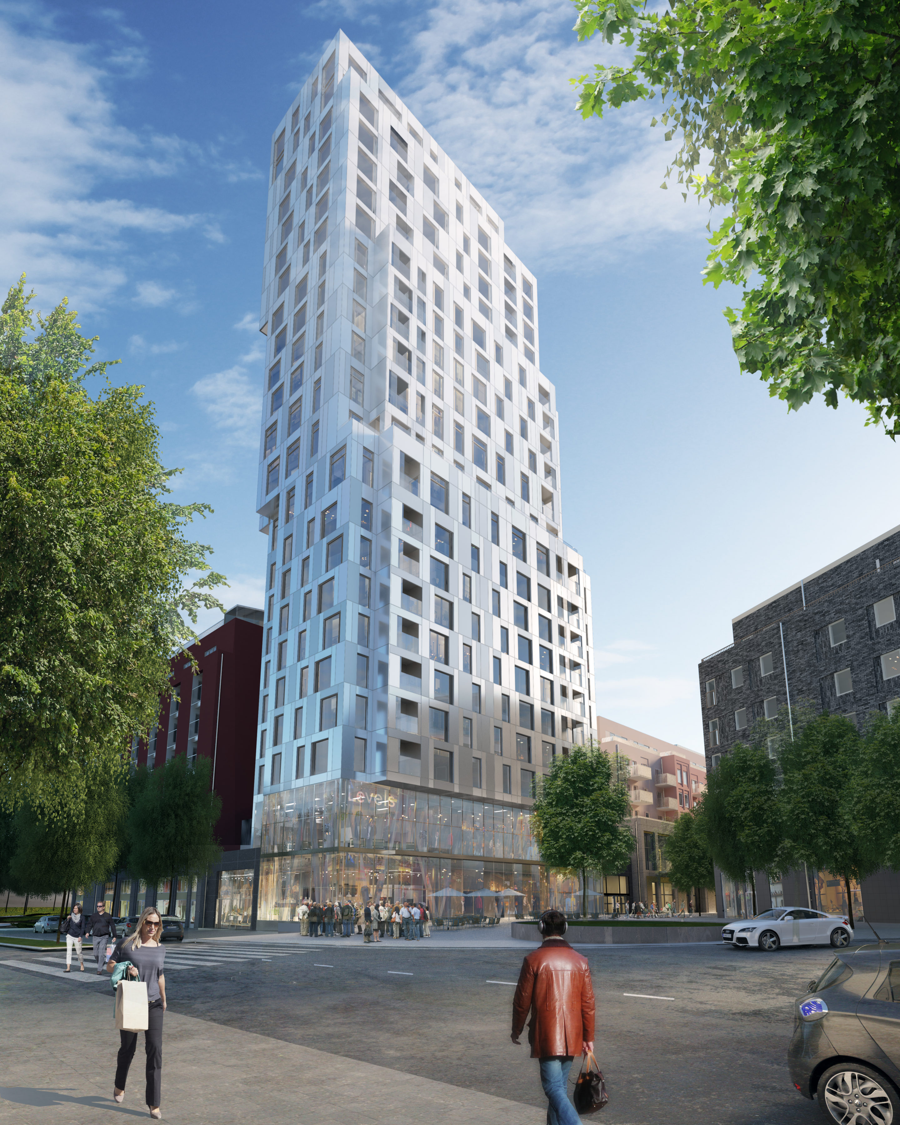 Visualisation by ÅWL of architectural study of Levels development